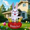 Easter Inflatables Outdoor Decorations – 5 FT Inflatable Bunny with Eggs, Easter Blow up Yard Decorations for Lawn Garden Easter Party Spring Holiday Decoration